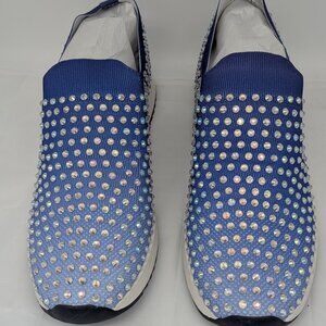 Reaction Kenneth Cole Blue Rhinestone Sneakers
